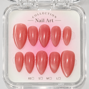 Coral Glow press-on nails, Karève