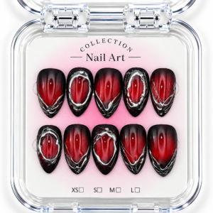 Crimson Edge press-on nails, Karève