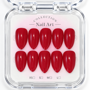 Timeless Red press-on nails, Karève