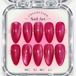 Pink Aurora press-on nails, Karève