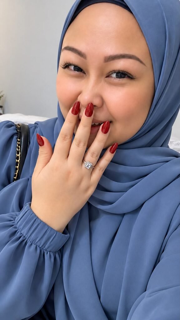 A Karève set worn by Liyana